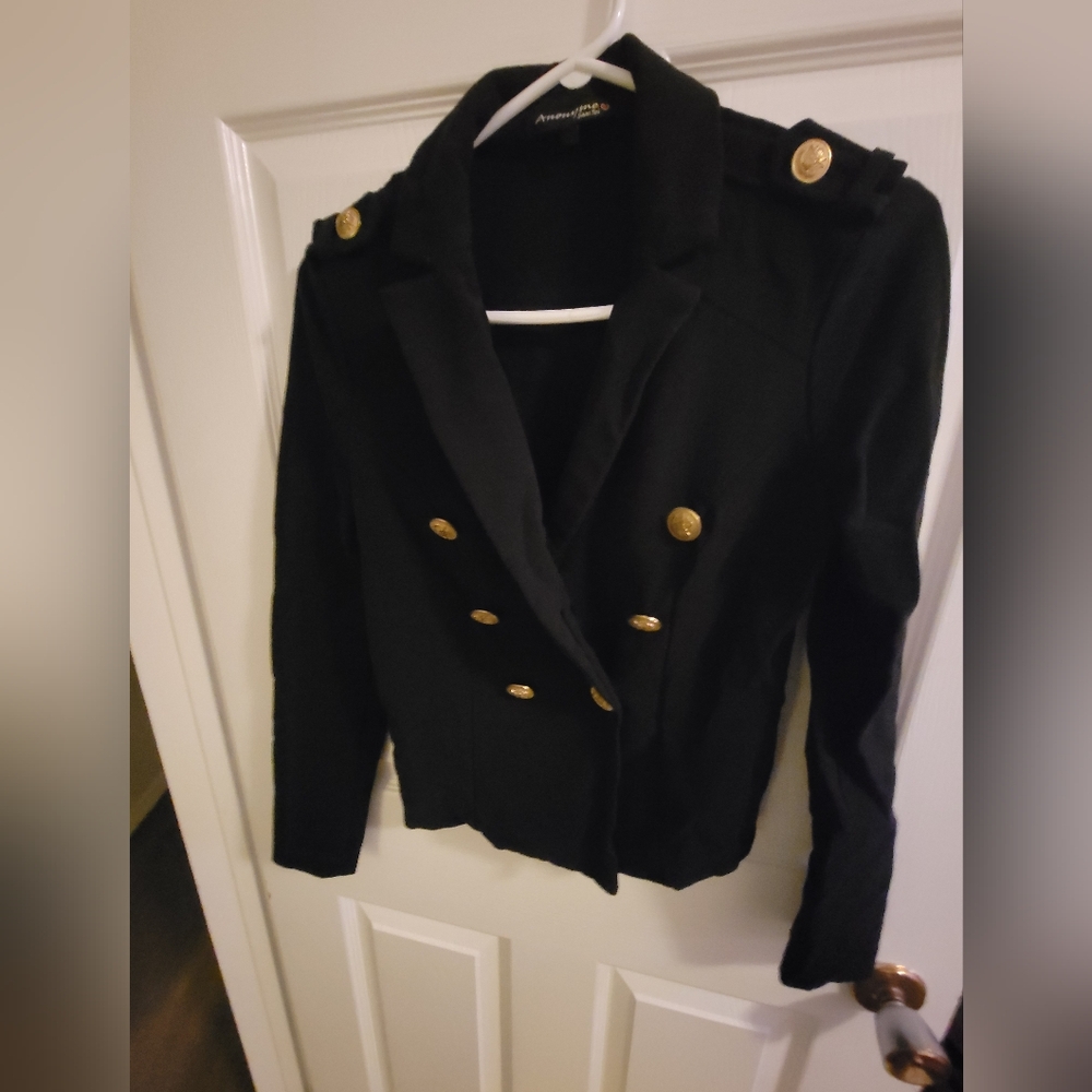 Anonyme Sans Toi Black Blazer, size XSMALL
